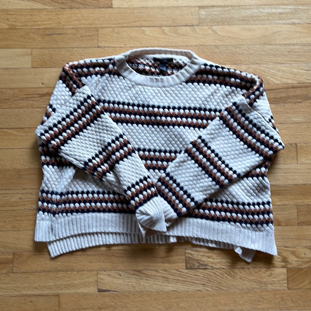 Forever 21 Polyester Striped Sweater